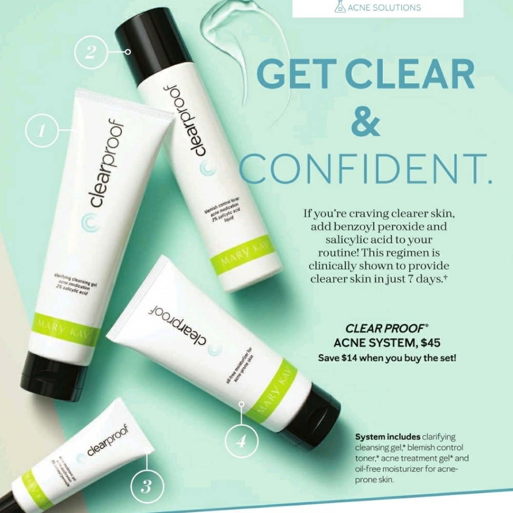 NWT Mary Kay Clearproof Acne system